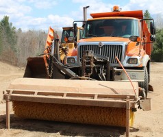 Sweeper & truck equipment plow